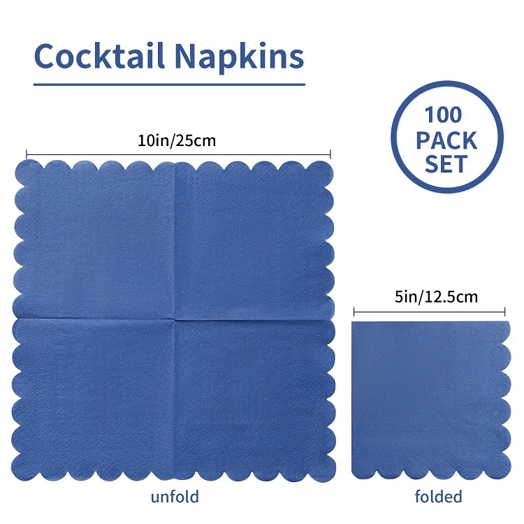 Anaglyph Stereo Embossed Paper Napkins